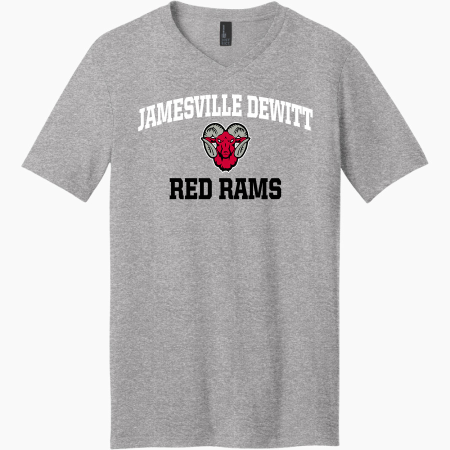 Jamesville DeWitt Red Rams <span class="pdp-name-mascot">Jamesville DeWitt Red Rams or JD Red Rams</span> District Men's Very Important V-Neck Short Sleeve Tee