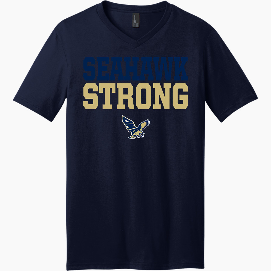 DELAWARE MILITARY ACADEMY SEAHAWKS STORE District Men's Very Important V-Neck Short Sleeve Tee