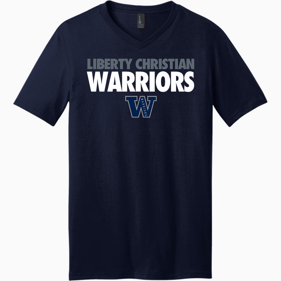 Liberty Christian Warriors <span class="pdp-name-mascot">Liberty Christian Warriors</span> District Men's Very Important V-Neck Short Sleeve Tee