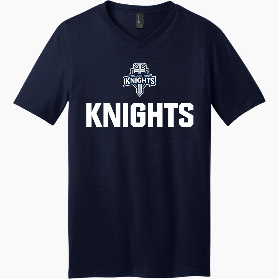 Traders Point Knights <span class="pdp-name-mascot">Traders Point KnightS</span> District Men's Very Important V-Neck Short Sleeve Tee