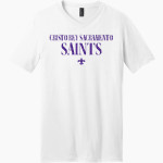 CRISTO REY HIGH SCHOOL SACRAMENTO SAINTS <span class="pdp-name-mascot">CRISTO REY SACRAMENTO SAINTS</span> District Men's Very Important V-Neck Short Sleeve Tee Front Thumbnail
