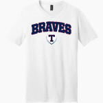 Tenaya Braves District Men's Very Important V-Neck Short Sleeve Tee Front Thumbnail