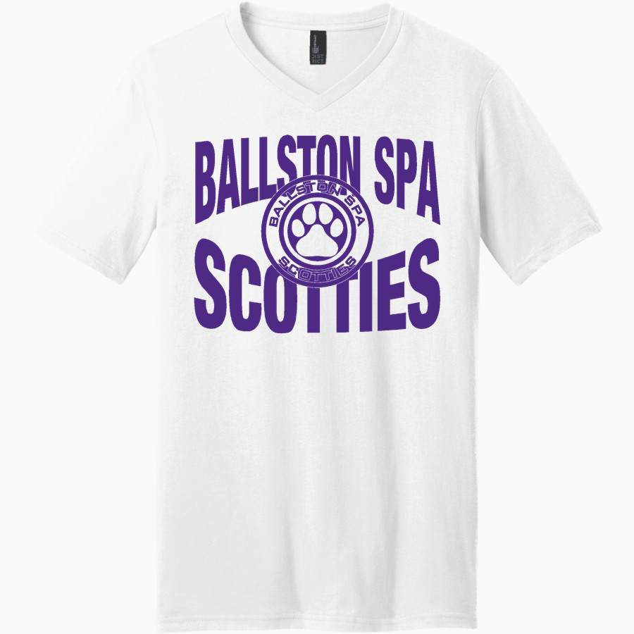 Ballston Spa Scotties The Official Online Store <span class="pdp-name-mascot">Baaston Spa Scotties</span> District Men's Very Important V-Neck Short Sleeve Tee
