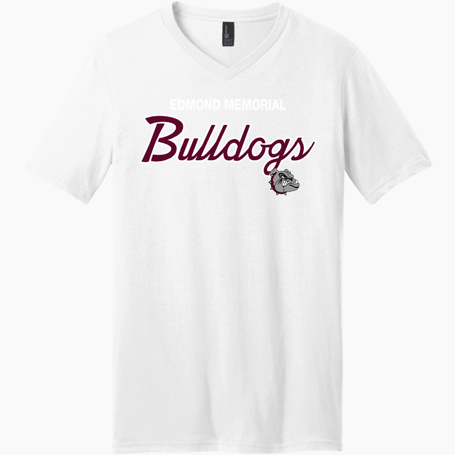 EDMOND MEMORIAL HIGH SCHOOL BULLDOGS <span class="pdp-name-mascot">EDMOND MEMORIAL BULLDOGS</span> District Men's Very Important V-Neck Short Sleeve Tee
