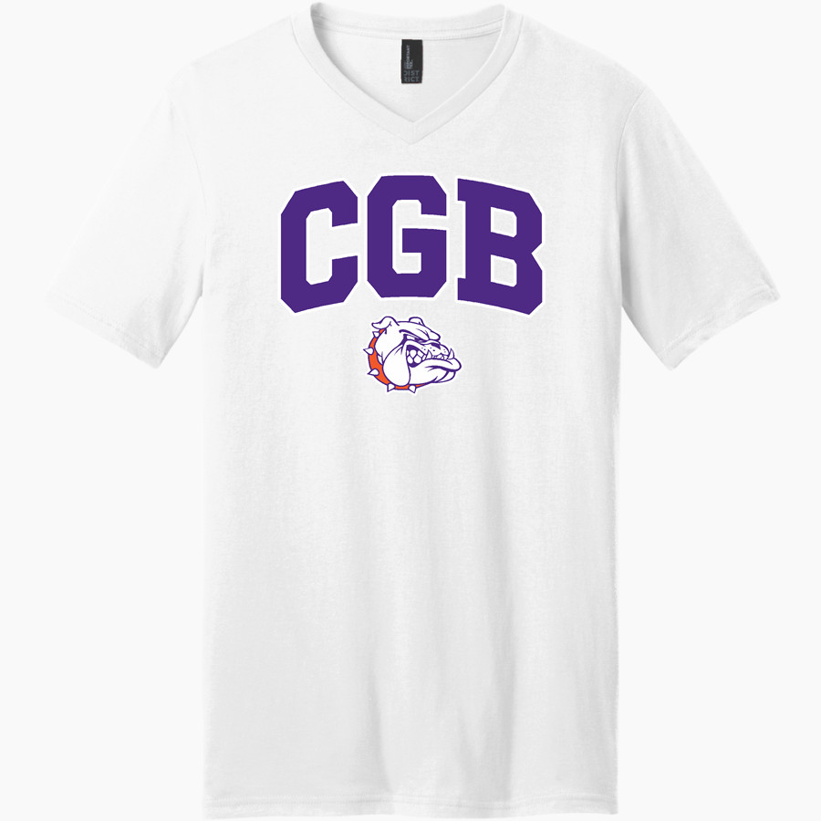 BEMENT MIDDLE SCHOOL BULLDOGS District Men's Very Important V-Neck Short Sleeve Tee