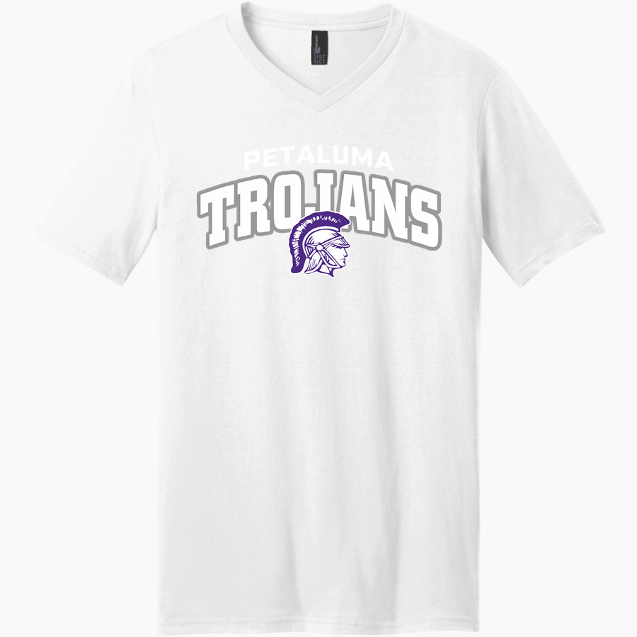 Petaluma Trojans <span class="pdp-name-mascot">Petaluma Trojans</span> District Men's Very Important V-Neck Short Sleeve Tee