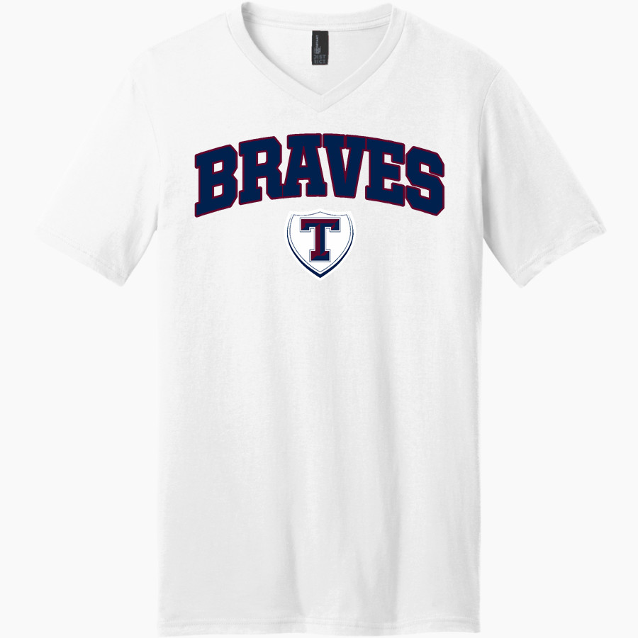 Tenaya Braves District Men's Very Important V-Neck Short Sleeve Tee