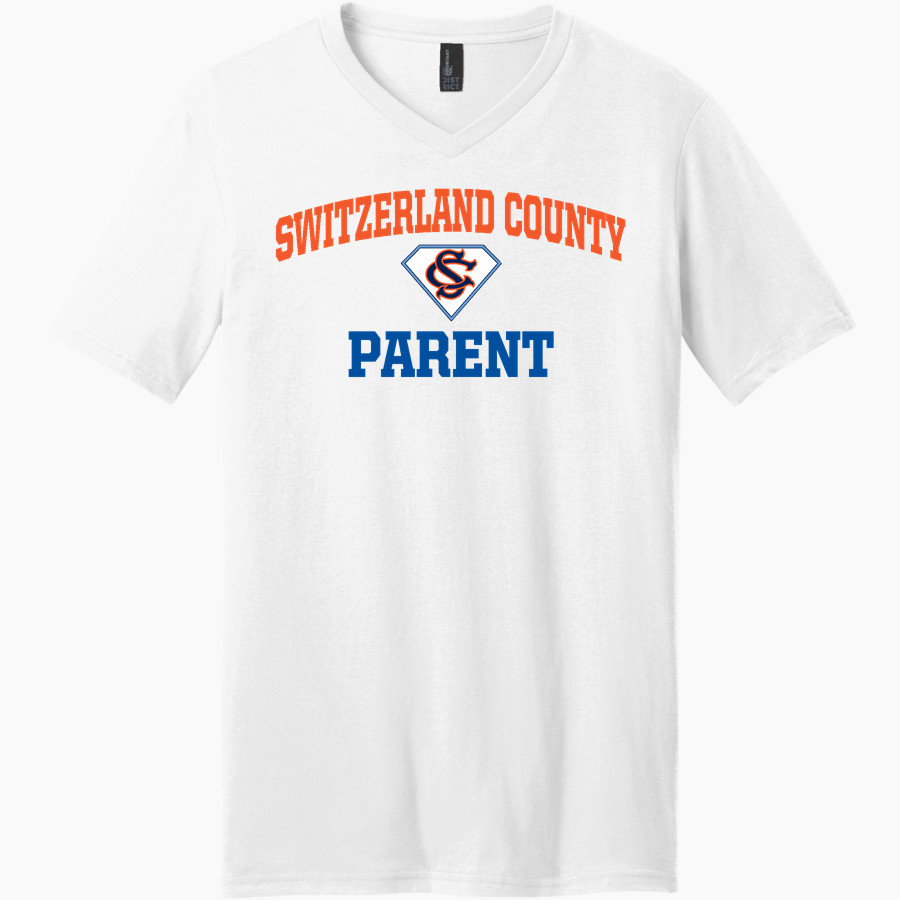 Switzerland County Pacers <span class="pdp-name-mascot">Switzerland County Pacers</span> District Men's Very Important V-Neck Short Sleeve Tee