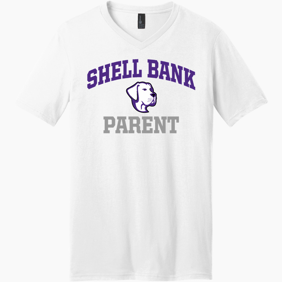 Shell Bank Brigade District Men's Very Important V-Neck Short Sleeve Tee