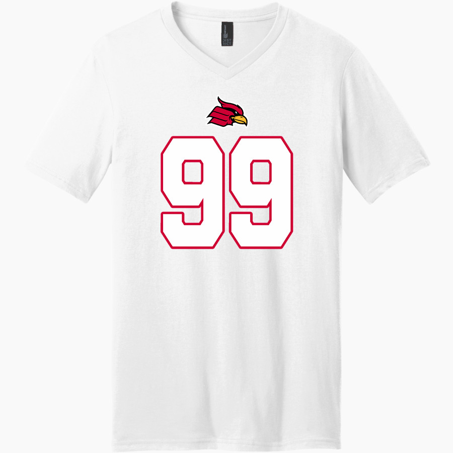 Wheeling University Cardinals Online Store District Men's Very Important V-Neck Short Sleeve Tee