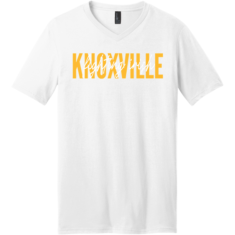 KNOXVILLE CATHOLIC HIGH SCHOOL FIGHTING IRISH <span class="pdp-name-mascot">KNOXVILLE FIGHTING IRISH</span> District Men's Very Important V-Neck Short Sleeve Tee