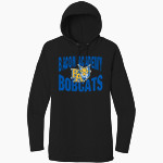 BACON ACADEMY BOBCATS District Women's Featherweight French Terry Hoodie Front Thumbnail