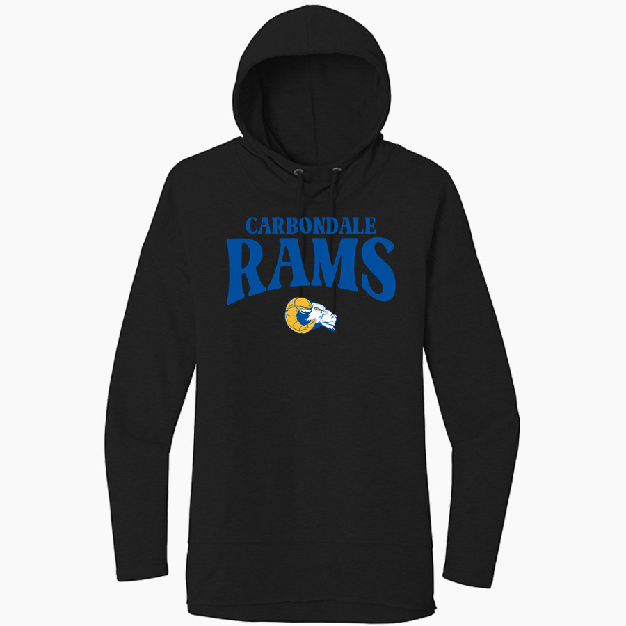 Carbondale Rams <span class="pdp-name-mascot">Carbondale Rams</span> District Women's Featherweight French Terry Hoodie