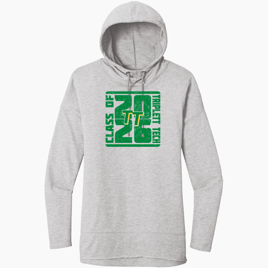 Triplett Tech <span class="pdp-name-mascot">Triplett Business and Technical Institute</span> District Women's Featherweight French Terry Hoodie