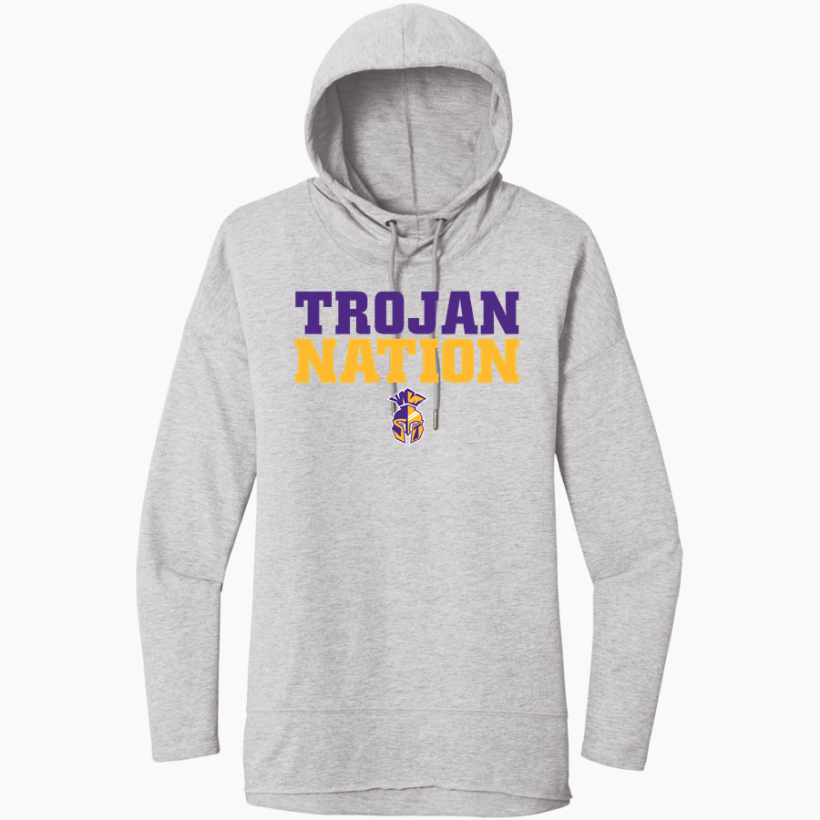 SEBEKA HIGH SCHOOL Trojans Online Store <span class="pdp-name-mascot">SEBEKA TROJANS</span> District Women's Featherweight French Terry Hoodie