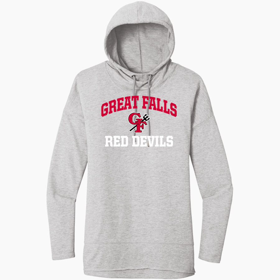 GREAT FALLS HIGH SCHOOL RED DEVILS District Women's Featherweight French Terry Hoodie