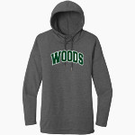 Woods Charter Wolves District Women's Featherweight French Terry Hoodie Front Thumbnail