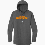 Marion Elementary Black Knights District Women's Featherweight French Terry Hoodie Front Thumbnail