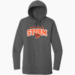 Katz Yeshiva Storm District Women's Featherweight French Terry Hoodie Front Thumbnail