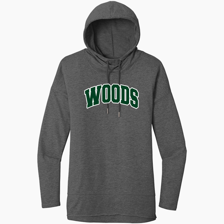 Woods Charter Wolves District Women's Featherweight French Terry Hoodie
