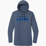 Perry Meridian Falcons District Women's Featherweight French Terry Hoodie Front Thumbnail