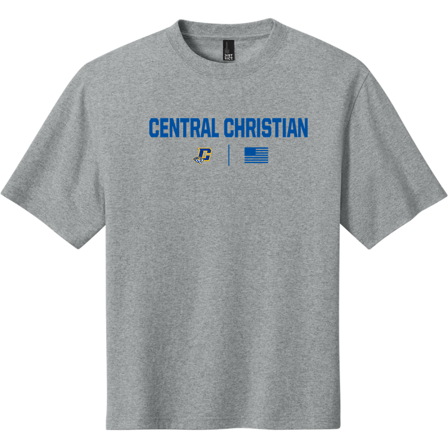 Central Christian Tigers <span class="pdp-name-mascot">Central Christian College Tigers</span> District Men's 7-Oz. Gritty Tee