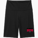 CBU Buccaneers <span class="pdp-name-mascot">Christian Brothers Buccaneers</span> District Women's High-Waist Bike Short Front Thumbnail