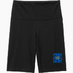 WEST PHILADELPHIA CATHOLIC HIGH SCHOOL BURRS District Women's High-Waist Bike Short Front Thumbnail