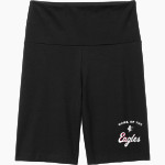 Jupiter Christian Eagles District Women's High-Waist Bike Short Front Thumbnail