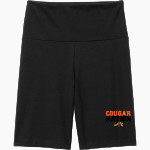 Central Kitsap Cougars <span class="pdp-name-mascot">Central Kitsap Youth Athletics Cougars</span> District Women's High-Waist Bike Short Front Thumbnail