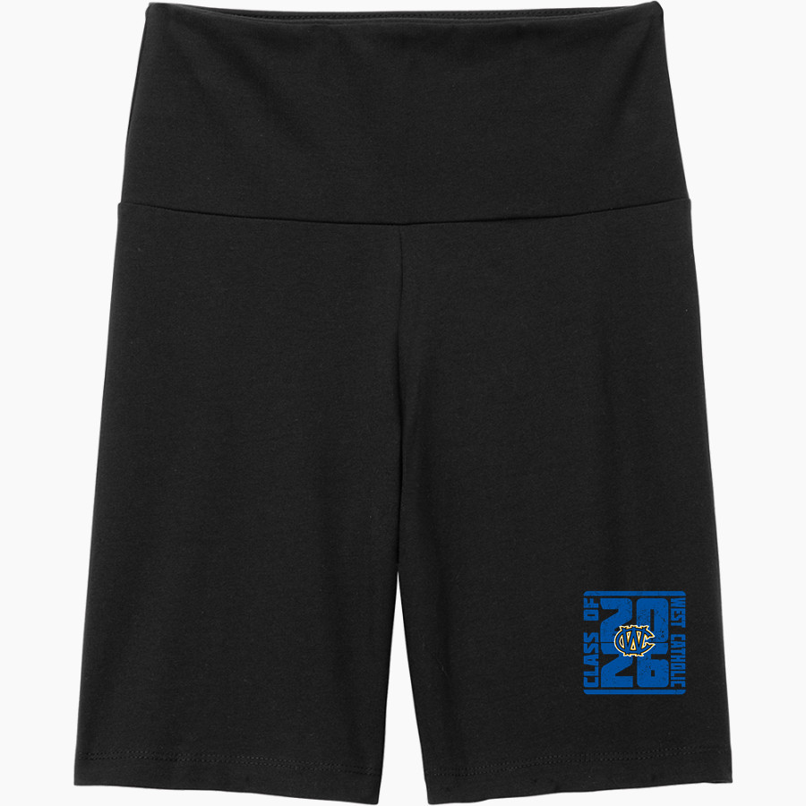 WEST PHILADELPHIA CATHOLIC HIGH SCHOOL BURRS District Women's High-Waist Bike Short