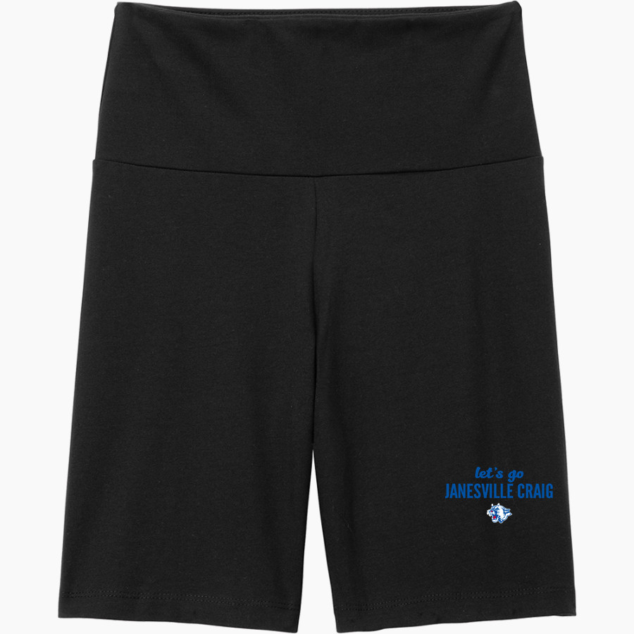 Janesville Craig Cougars District Women's High-Waist Bike Short