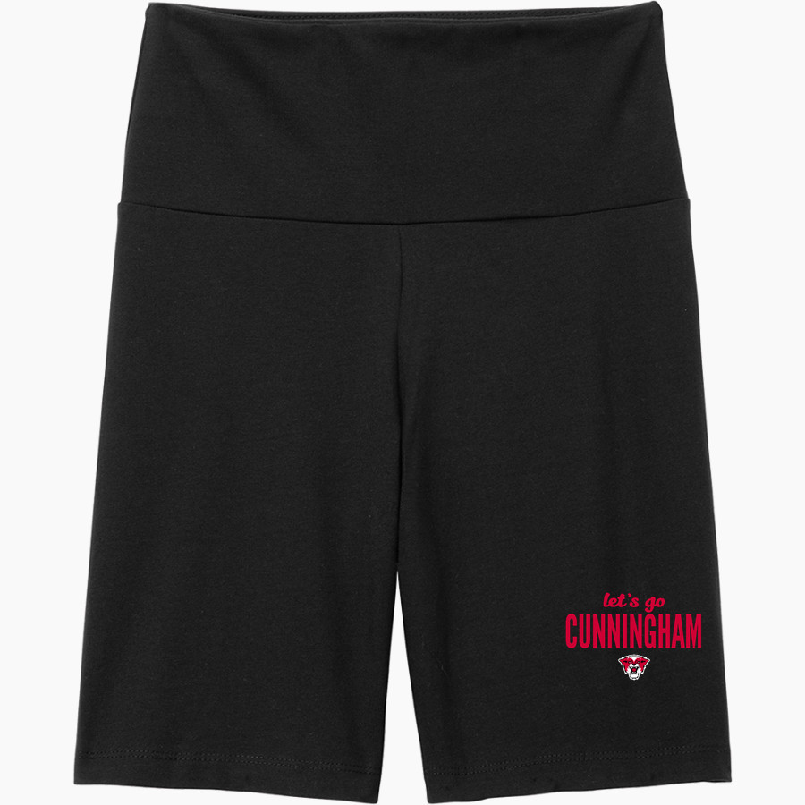CUNNINGHAM HIGH SCHOOL WILDCATS <span class="pdp-name-mascot">CUNNINGHAM WILDCATS</span> District Women's High-Waist Bike Short