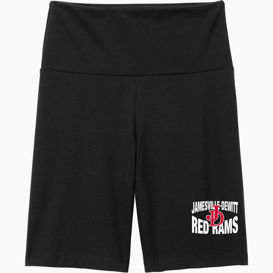 Jamesville DeWitt Red Rams District Women's High-Waist Bike Short
