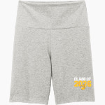 CRESCENT HIGH SCHOOL Tigers official sideline store District Women's High-Waist Bike Short Front Thumbnail