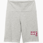 Guilford College Quakers <span class="pdp-name-mascot">GUILFORD COLLEGE Quakers</span> District Women's High-Waist Bike Short Front Thumbnail