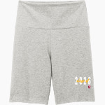 MORAVIAN ACADEMY LIONS <span class="pdp-name-mascot">MORAVIAN ACADEMY LIONS</span> District Women's High-Waist Bike Short Front Thumbnail