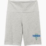 M&M Youth Hockey Thunder District Women's High-Waist Bike Short Front Thumbnail