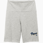 Pius XI Catholic High School Official Online Store <span class="pdp-name-mascot">Pius XI Popes</span> District Women's High-Waist Bike Short Front Thumbnail