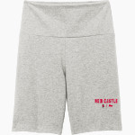 New Castle Cardinals <span class="pdp-name-mascot">New Castle Elementary School Cardinals</span> District Women's High-Waist Bike Short Front Thumbnail