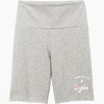 Jupiter Christian Eagles District Women's High-Waist Bike Short Front Thumbnail