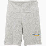 New York State Athletic Administrators Association <span class="pdp-name-mascot">New York State Athletic Administrators Association</span> District Women's High-Waist Bike Short Front Thumbnail