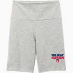 Christ Episcopal Wildcats <span class="pdp-name-mascot">Christ Episcopal Wildcats</span> District Women's High-Waist Bike Short Front Thumbnail