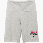 Jupiter Christian Eagles District Women's High-Waist Bike Short Front Thumbnail