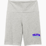 Ysleta Braves <span class="pdp-name-mascot">Ysleta Braves</span> District Women's High-Waist Bike Short Front Thumbnail