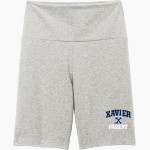 XAVIER HIGH SCHOOL HAWKS District Women's High-Waist Bike Short Front Thumbnail