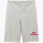 Omaha Mavericks Sideline Store <span class="pdp-name-mascot">University of Nebraska Omaha Mavericks</span> District Women's High-Waist Bike Short Front Thumbnail