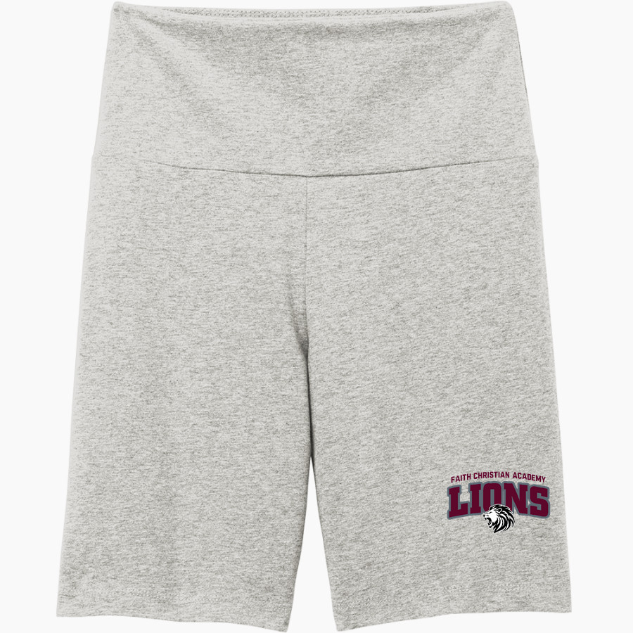 FAITH CHRISTIAN ACADEMY LIONS <span class="pdp-name-mascot">FAITH LIONS</span> District Women's High-Waist Bike Short