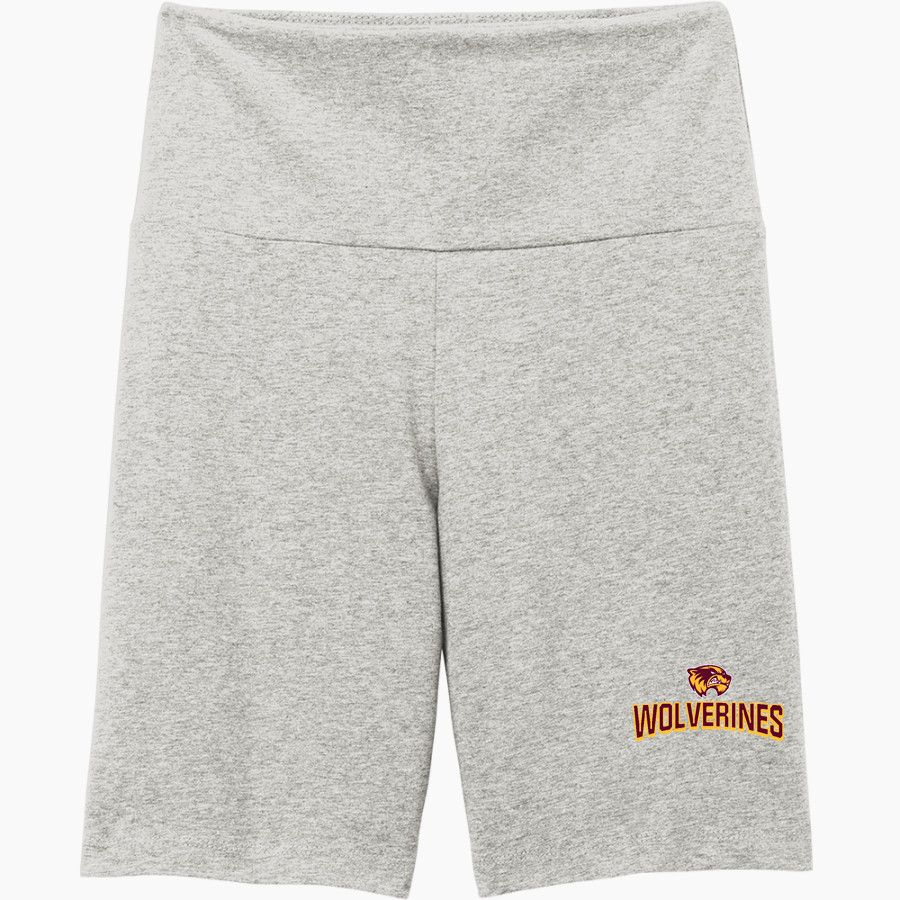 Au Gres-Sims HIGH SCHOOL WOLVERINES <span class="pdp-name-mascot">AU GRES - SIMS WOLVERINES</span> District Women's High-Waist Bike Short