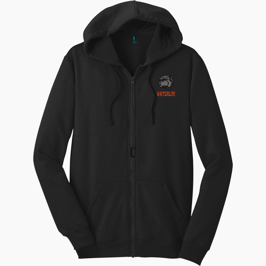 WATERLOO HIGH SCHOOL BULLDOGS <span class="pdp-name-mascot">WATERLOO BULLDOGS</span> District Men's The Concert Fleece Full-Zip Hoodie
